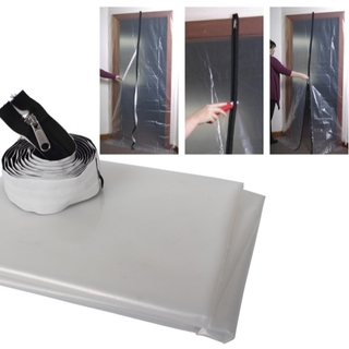 Zipped Doorway Dust Protector