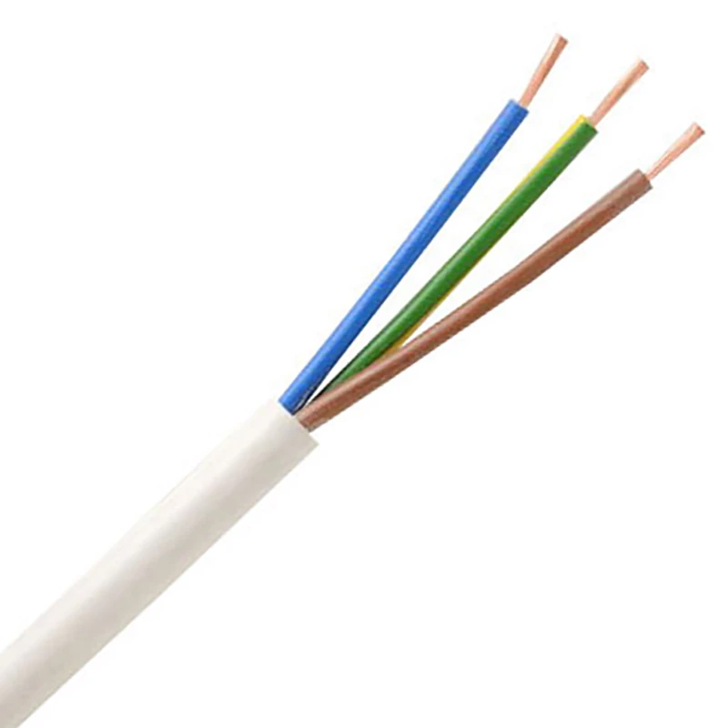 1.5mm² White Cable 3-Core Flexible