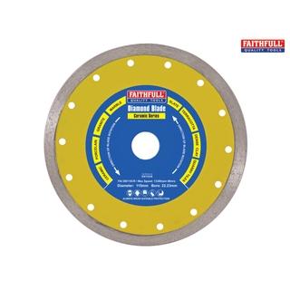 Diamond Tile Blade Continuous Rim 180mm