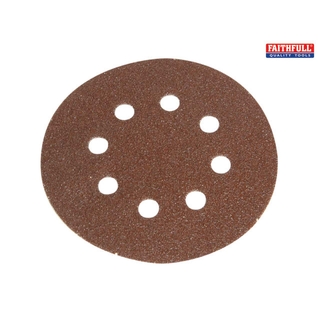 Faithfull Hook And Loop Sanding Discs