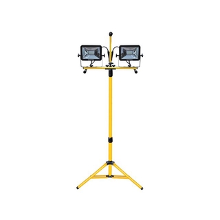 Faithfull LED Twin Head Tripod Site Light