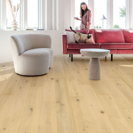 Pearl white oak extra matt - CAL7448