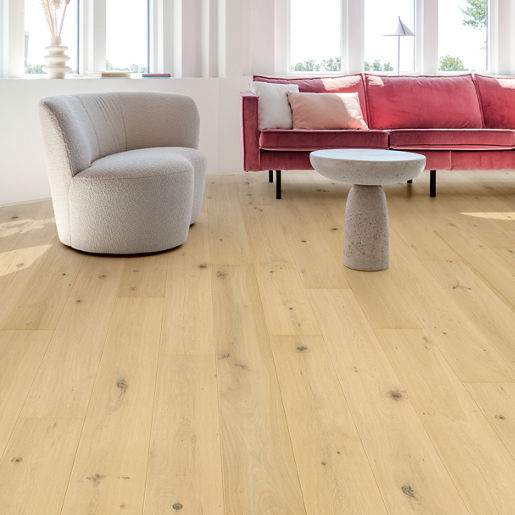 Pearl white oak extra matt - CAL7448